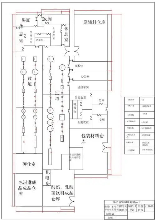 车间平面布置cad图副本