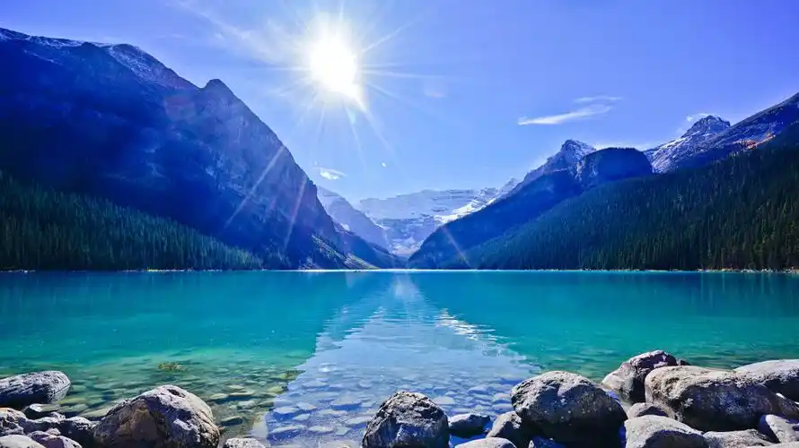 加拿大露易丝湖风景(2)