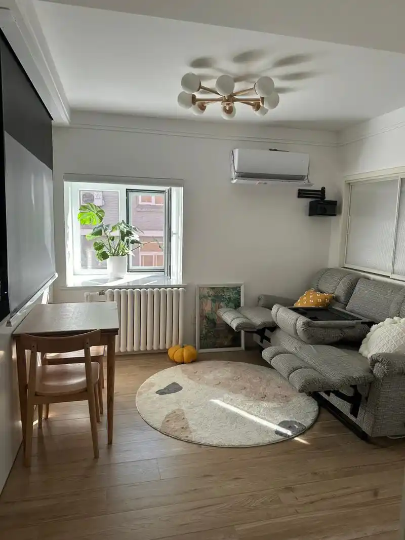 看55平原木风小户型如何改三室一厅!