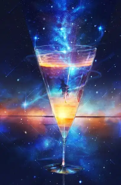 银河鸡尾酒 绘师:ナコモ(p id=18302514) 本作品id=75218776