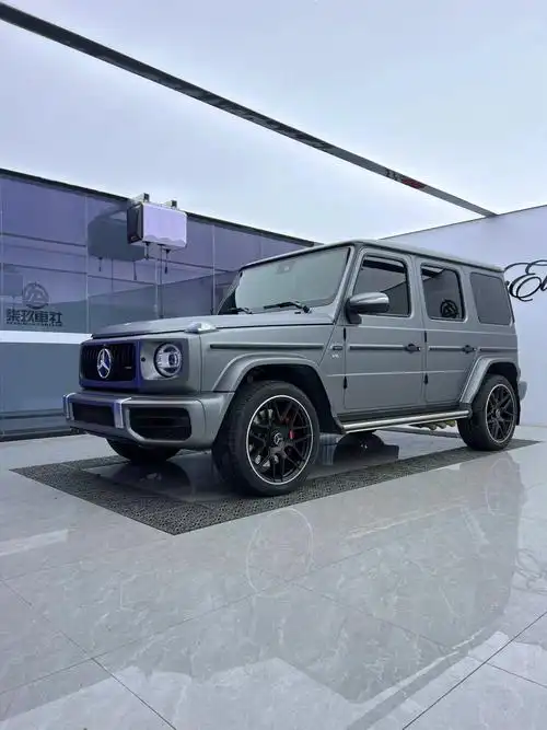 奔驰大g改色amg山灰