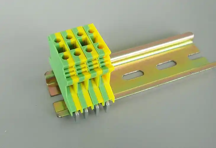 5接地端子uk2.5-pe导轨式黄绿接地端子批发