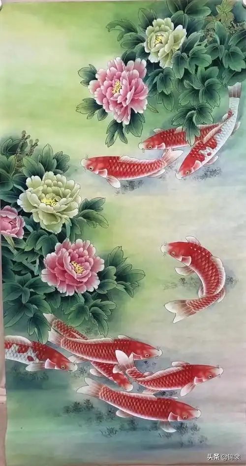 你知道风水招财九鱼图代表着什么吗