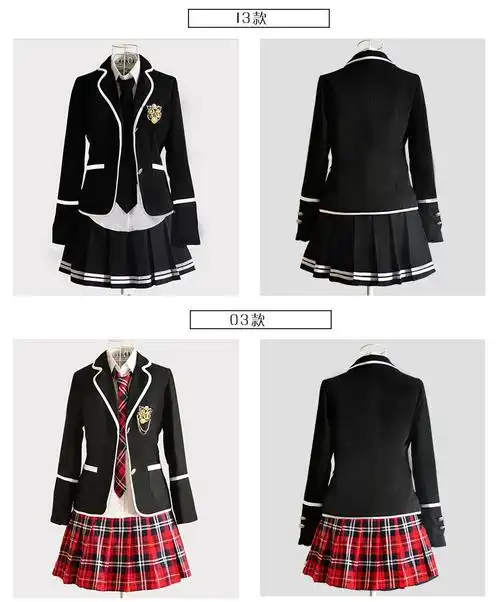 中小学学校校服定做款式图