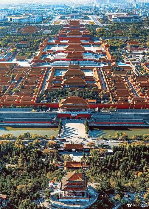 紫禁城,这里是北京中轴线最核心的部分,不知道用什么美好的词汇来形容