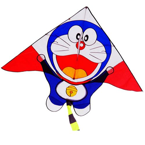 风筝儿童潍坊叮当猫风筝机器猫哆啦a梦微风易飞初学者配线轮 包邮