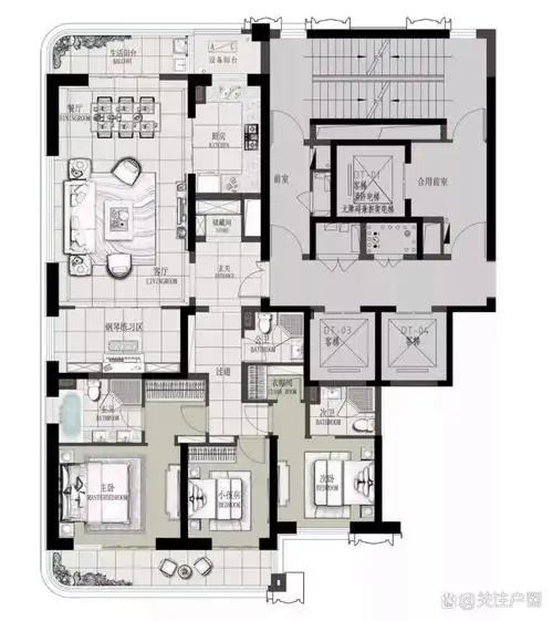 家有儿女住四室两厅的舒适体验来啦!