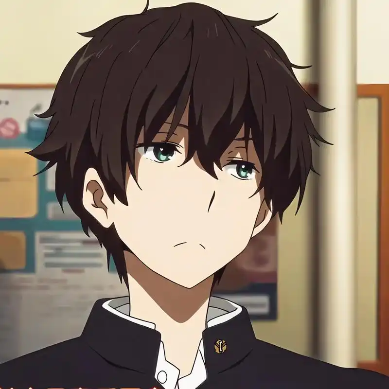 「冰菓」折木奉太郎 "前路浩浩荡荡  万物尽可期待"禁二转二改 要图可