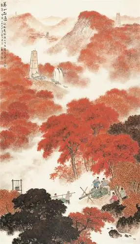 "风展红旗"革命浪漫主义书画群展