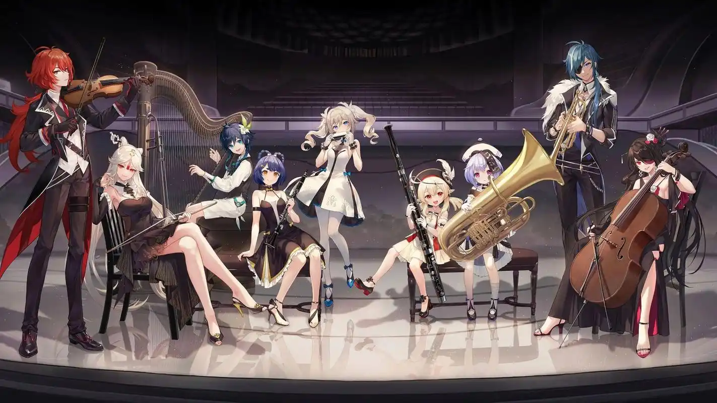 原神|音乐会高清壁纸 .p1是2021 .p2是2022 .