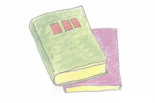 图书简笔画的画法步骤图