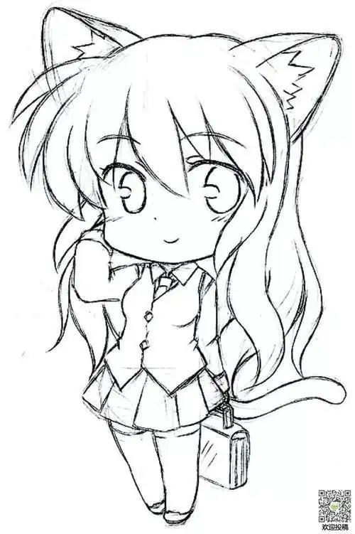 q版的人物简笔画教程