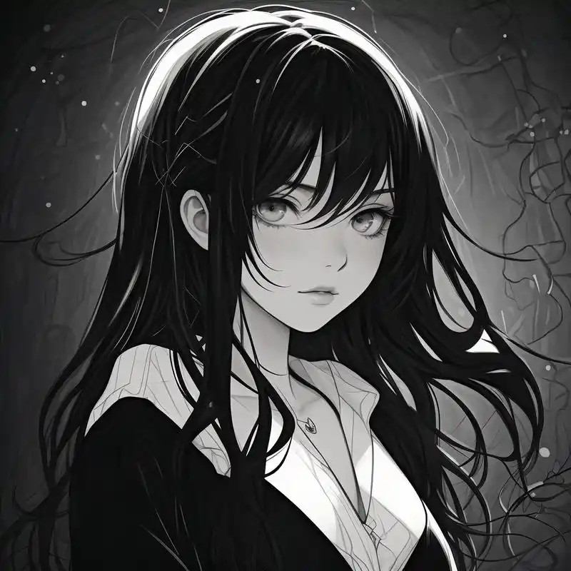 94黑色系女生头像大放送94