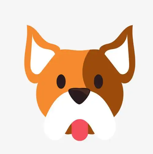 矢量图形宠物狗哈士奇二哈头像图标卡通