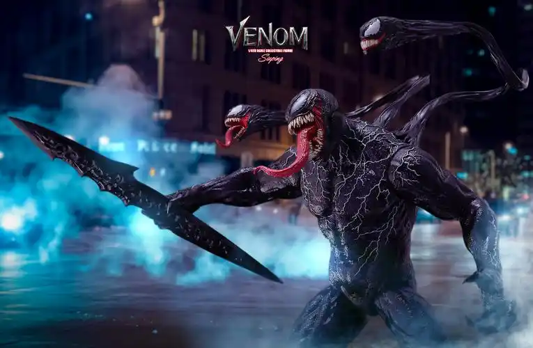 《毒液》毒液1:6比例珍藏人偶 (特别版)实物图