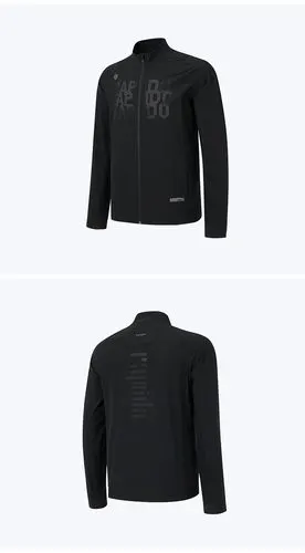 rapido 霹雳道 轻量st立领套装修身夹克男士运动休闲印花外套cn0276g