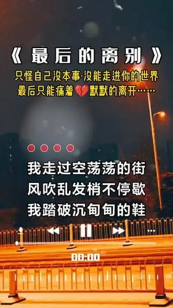 只怪自己没本事,没能走进你的世界!最后只能痛着默默的离开