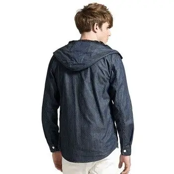 geniolamodeglm男款牛仔甩帽外套071031006 深蓝色 m产品图片2