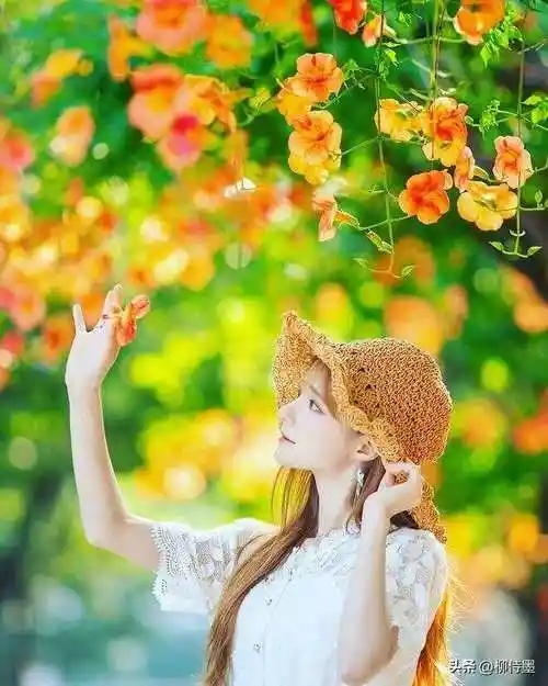 春天拍摄唯美人像邂逅一场浪漫的花事拍照姿势跟着学