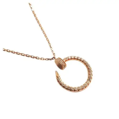 [9.8新]卡地亚cartier女士18k玫瑰金钻石b3047000项链0251017nj01