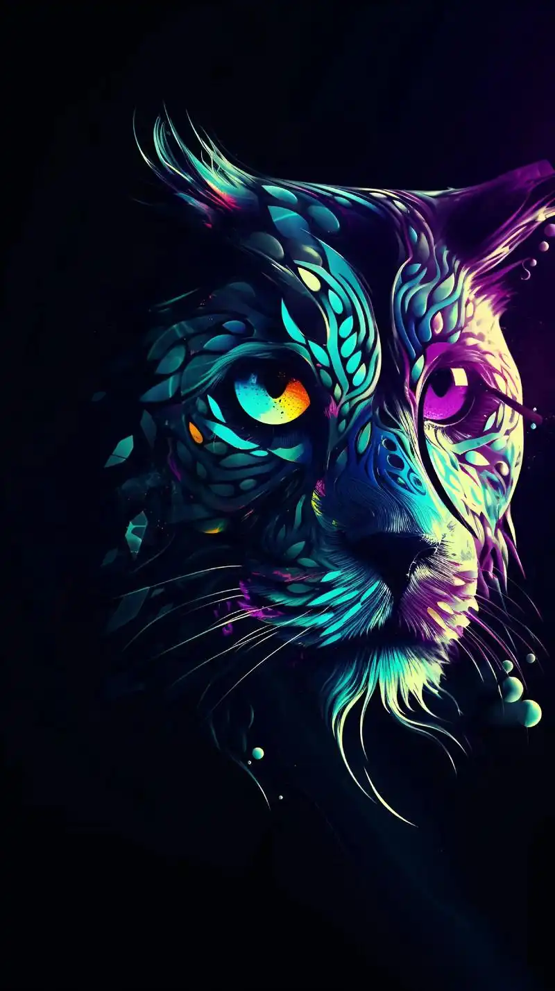 强劲色彩碰撞,超级视觉冲击 #酷炫壁纸 #色彩碰撞 #图片也 - 抖音