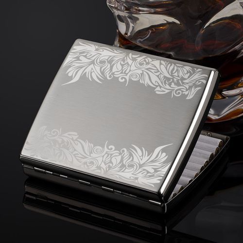 酷宝烟盒20支装不锈钢超薄男士金属个性自动烟盒创意香菸盒包邮