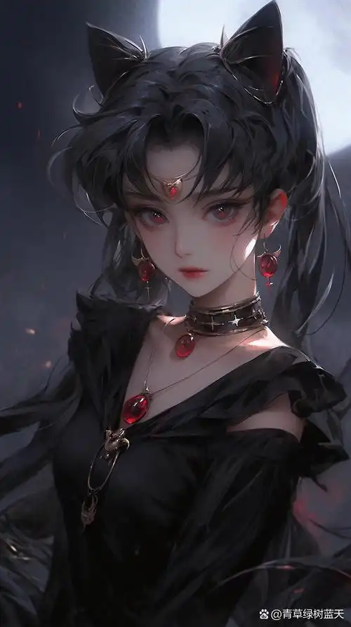 绝美暗黑系动漫头像壁纸|美少女战士  96如果生活很苦的话,就做个