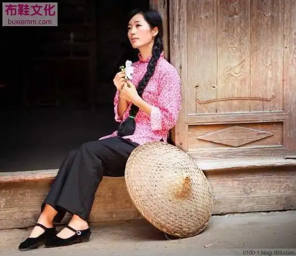 【布鞋情怀】朴素优雅的一带式布鞋(恋乡之你那美丽的麻花辫)(79p)