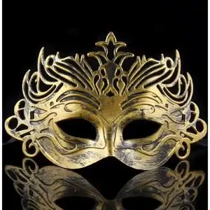 影视蒙面半脸面具古风中国风神秘半冷酷脸帅气女士传统通用兰陵王