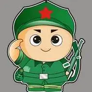 微信头像戴淡绿色红军军帽【点击鼠标右键下载】