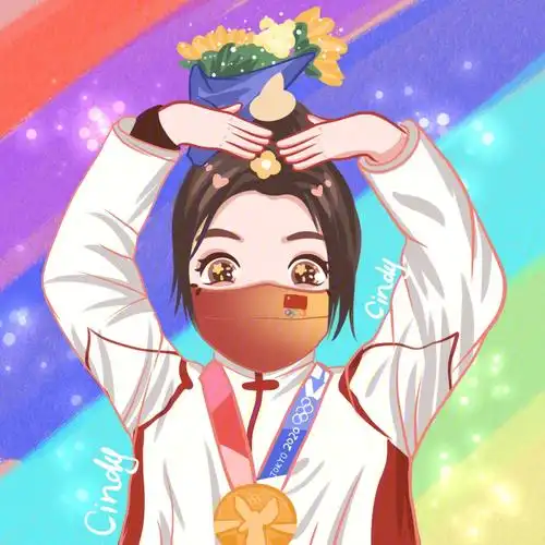 画了个杨倩小姐姐太棒啦