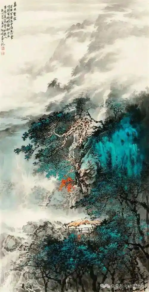国画山水～黄海峰泼彩山水画作品集