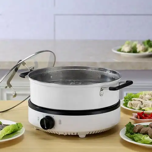 分体家用电火锅【多用途多功能大容量】快速加热电热锅电煮锅3.5l