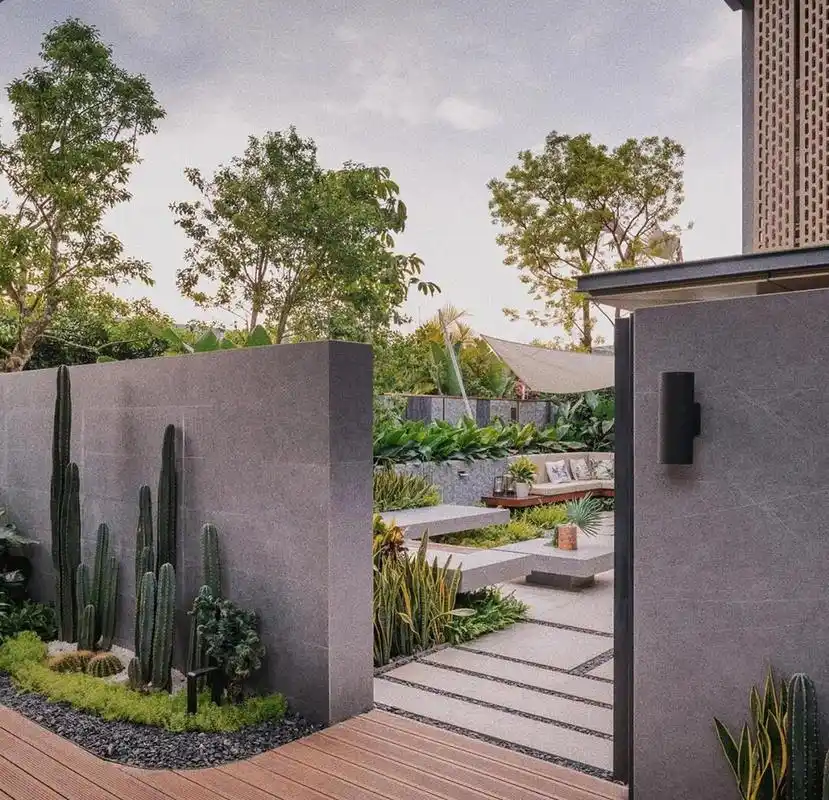 50平方米迷你叠墅小庭院花园设计分享 项目名称:海口·金地云海湾