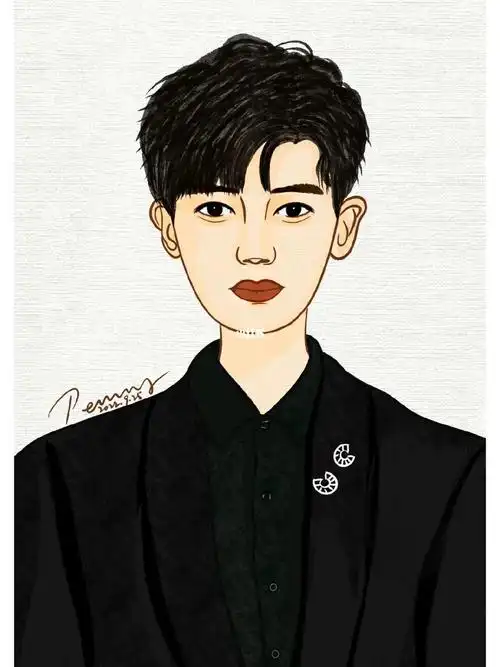 不好不要喷我#照片转手绘插画  #procreate绘画  #插画分享  #任嘉伦