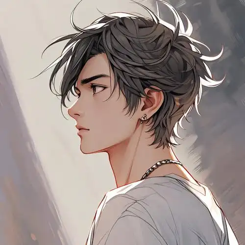 男生动漫头像侧脸😎