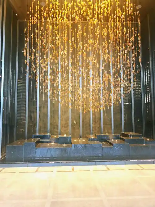 酒店大堂水景入口
