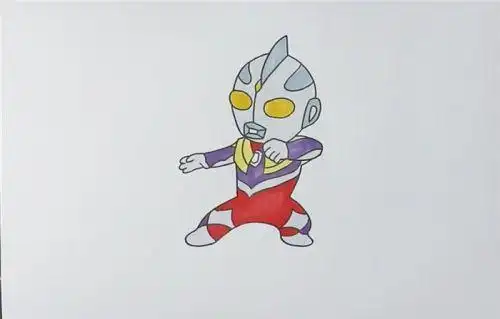 儿童奥特曼简笔画怎么画  彩色奥特曼简笔画图片大全