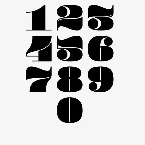 搜图中国提供优质高清原创设计素材免费下载数字创意字体粗圆字体主要