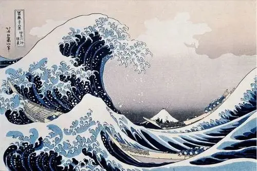 这朵被网友玩坏的浪花它背后是日本漫画之父