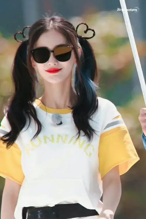 angelababy元气双马尾##angelababy白背心