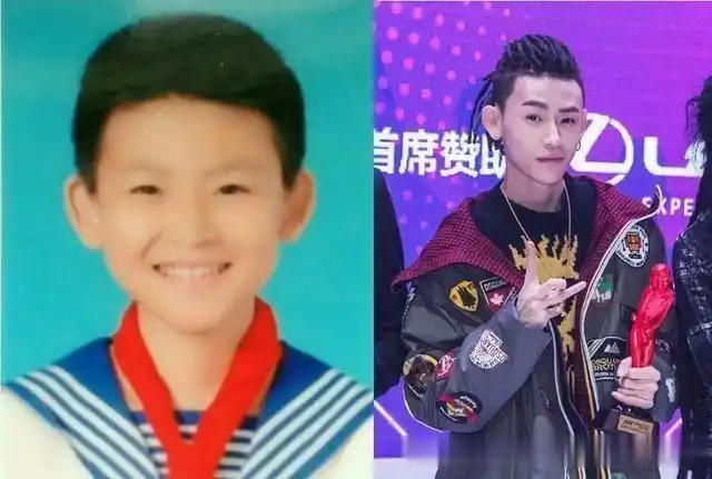 最后一个就是型男王子异了,如今梳着寸头的他当初可是学校里的风云