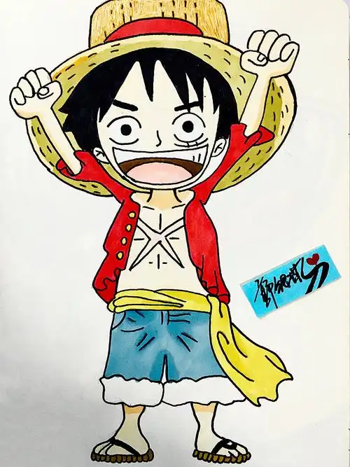 【手绘海贼王】路飞的每一次变强都是为了守护小伙伴们