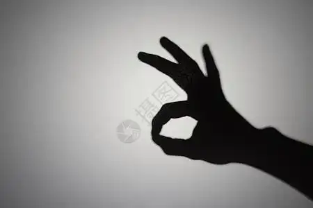 手势影子图片