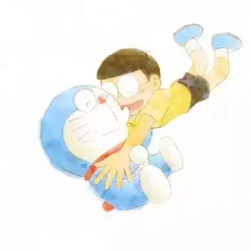 蓝胖子78哆啦a梦手绘头像