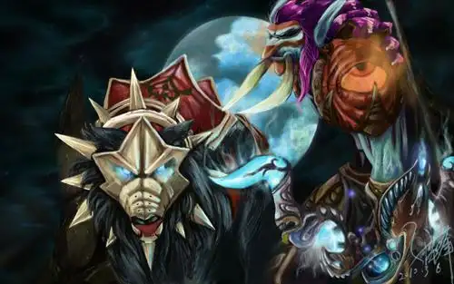 魔兽世界 图片锦集 漫画周边 这张画送给5区 卡珊德拉的猎人 小科多