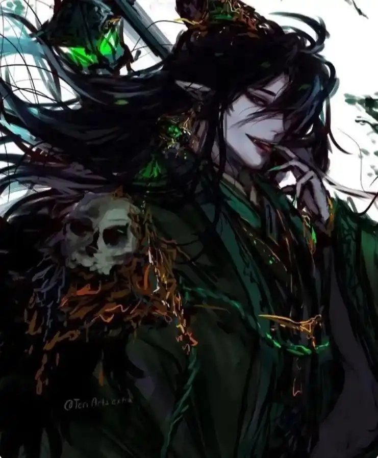 欣赏一下四大鬼王的颜值.四大害——黑水沉舟,青灯夜游.白衣祸 - 抖音