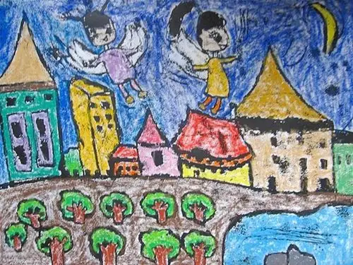 我的梦/少儿绘画作品/儿童画/网络美术馆_中国少儿美术教育网