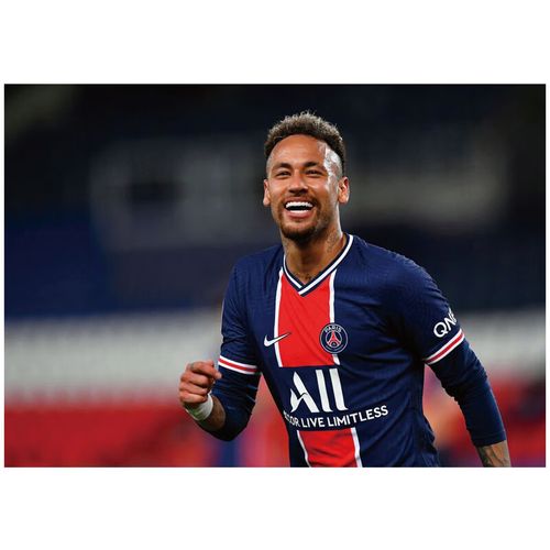 内马尔巴黎海报 内少马儿足球明星海报墙贴装饰画 卧室宿舍墙挂画 001