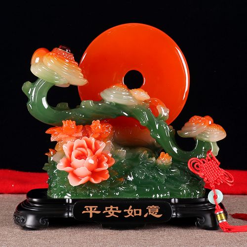 如意装饰工艺装饰玄关隔断电视柜客厅茶几平安吉祥摆件